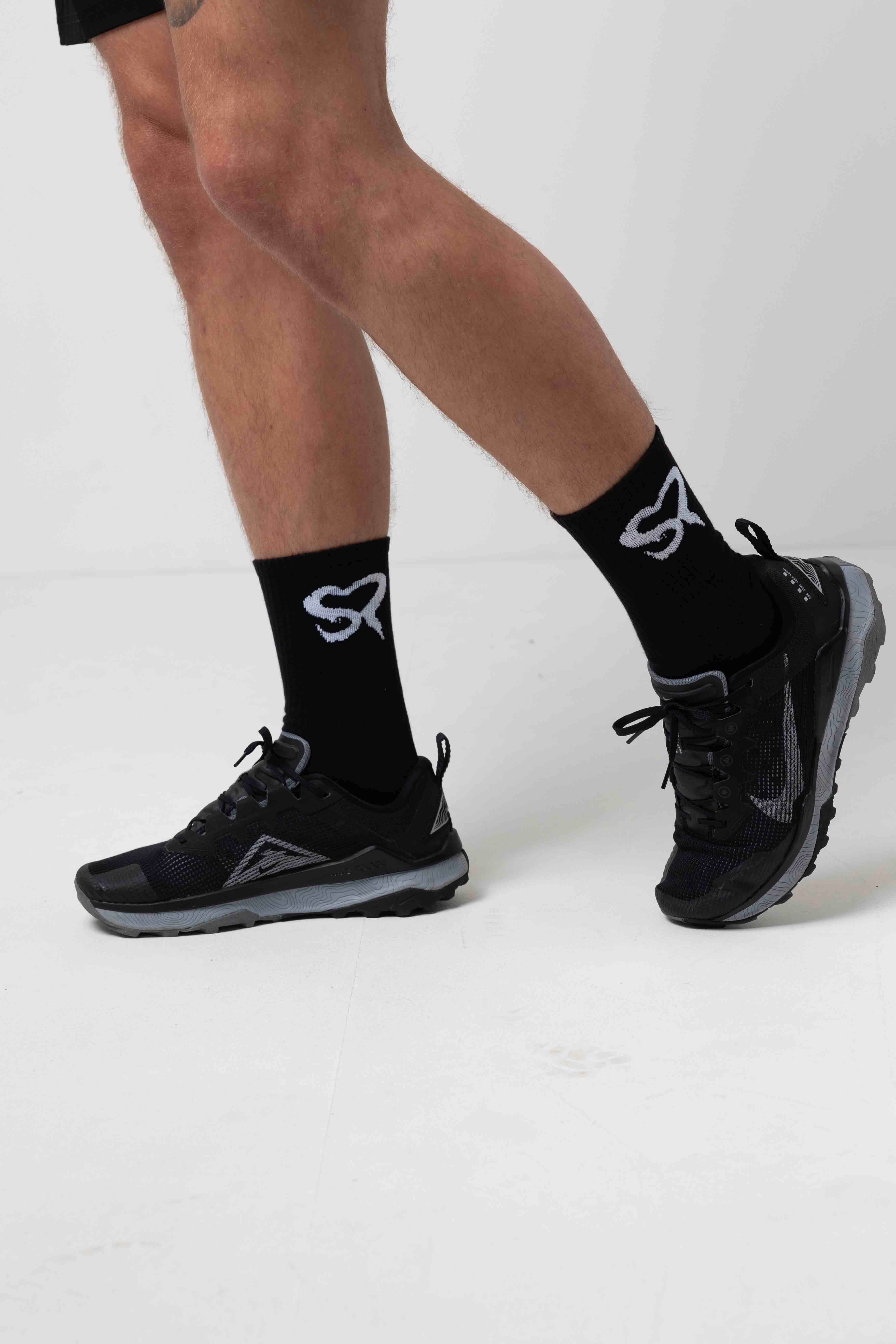 Shadow performance socks - black/white