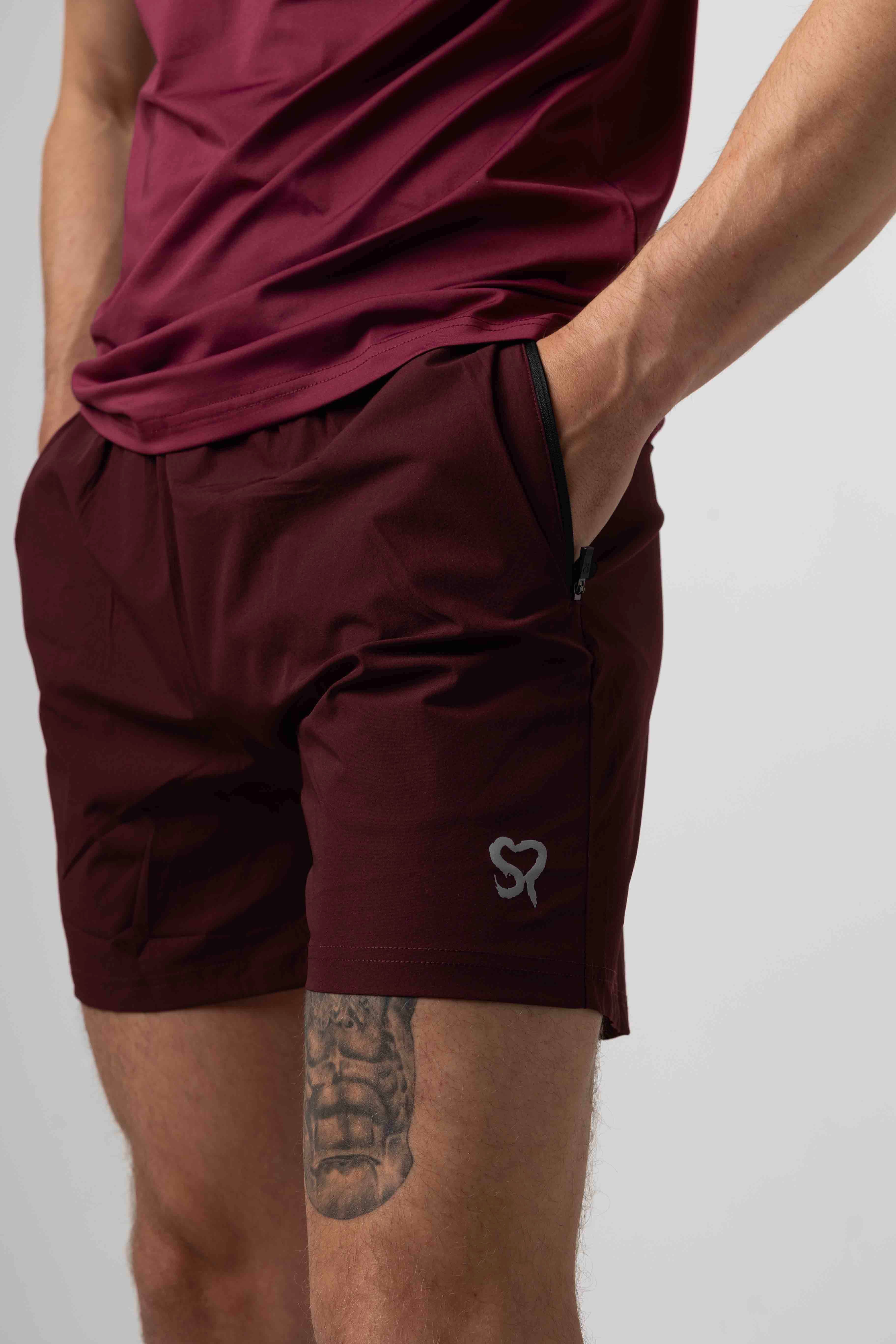 Core Shorts - Burgundy