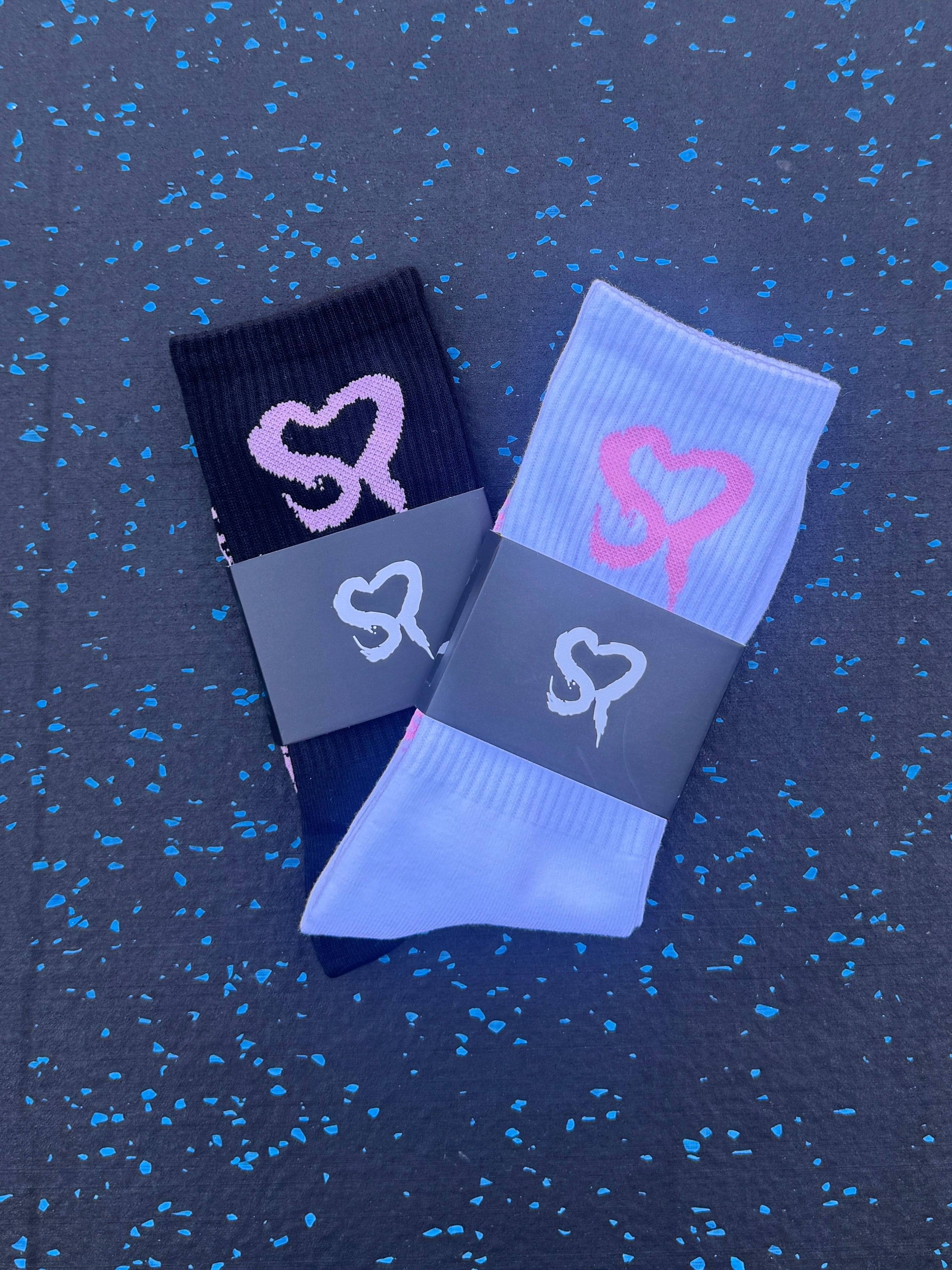 Shadow performance socks - black and pink mixed pack