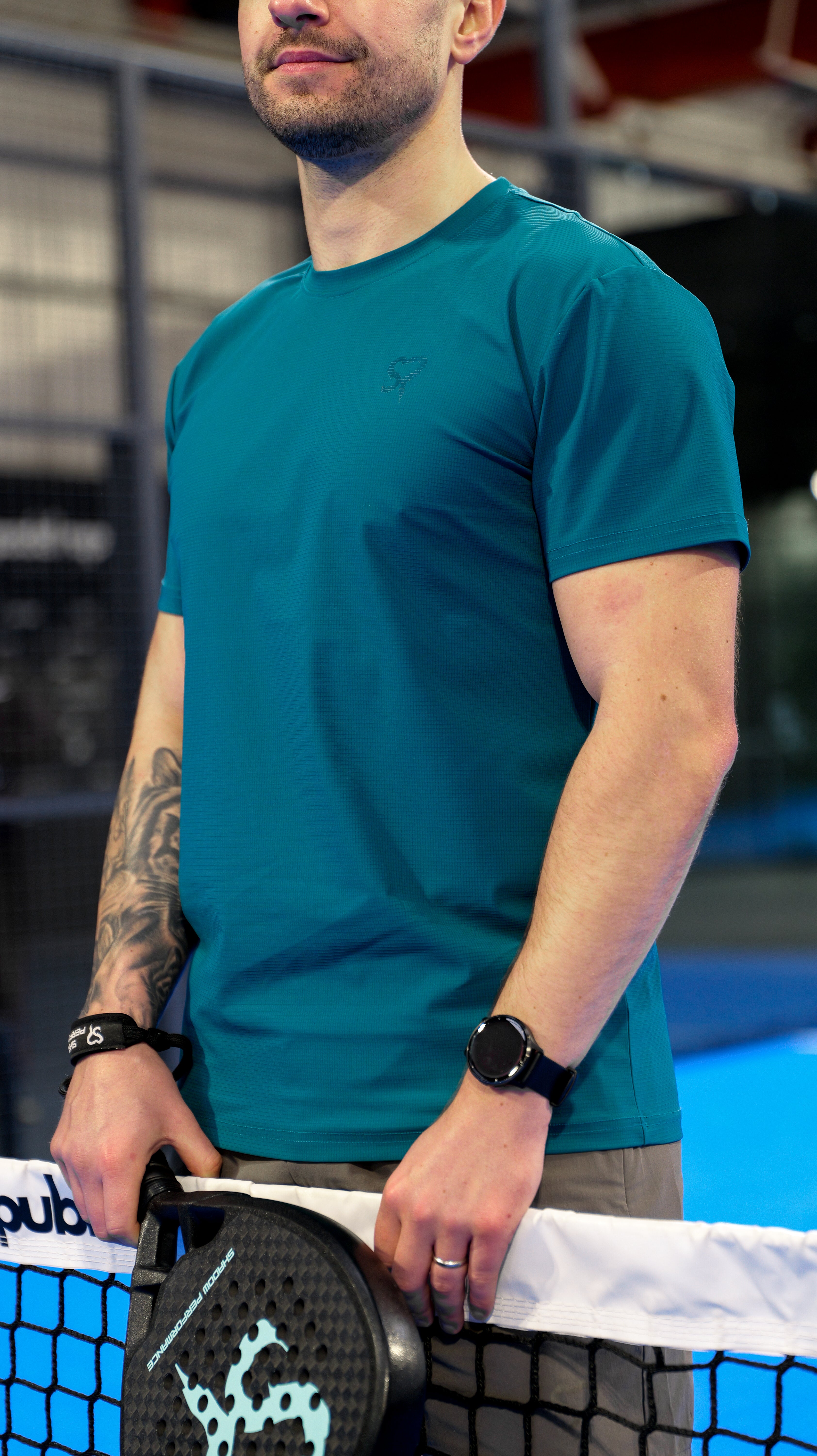 MOMENTUM T-SHIRT IN LAGUNA BLUE