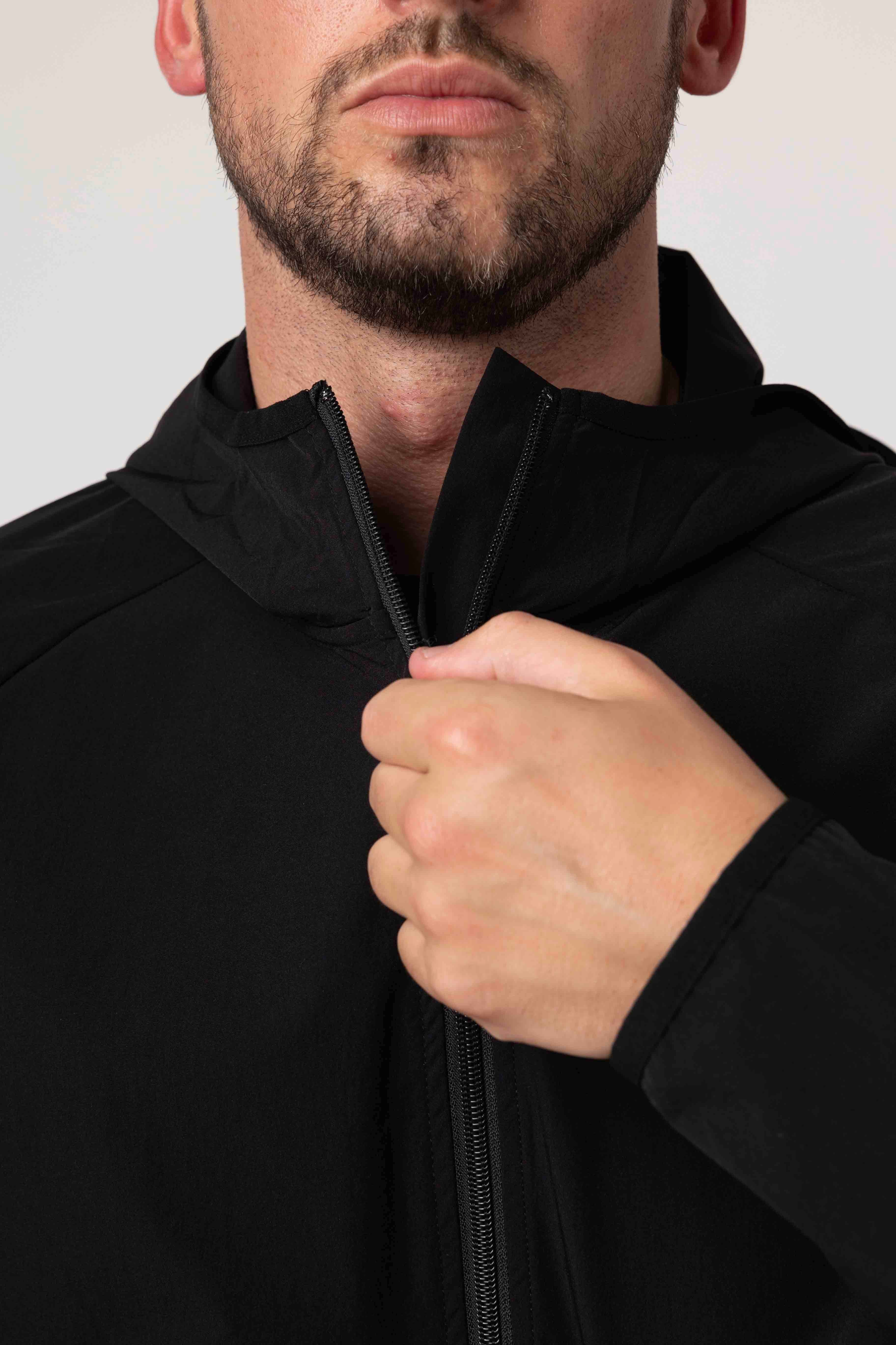 Endurance Windbreaker Jacket - stealth black