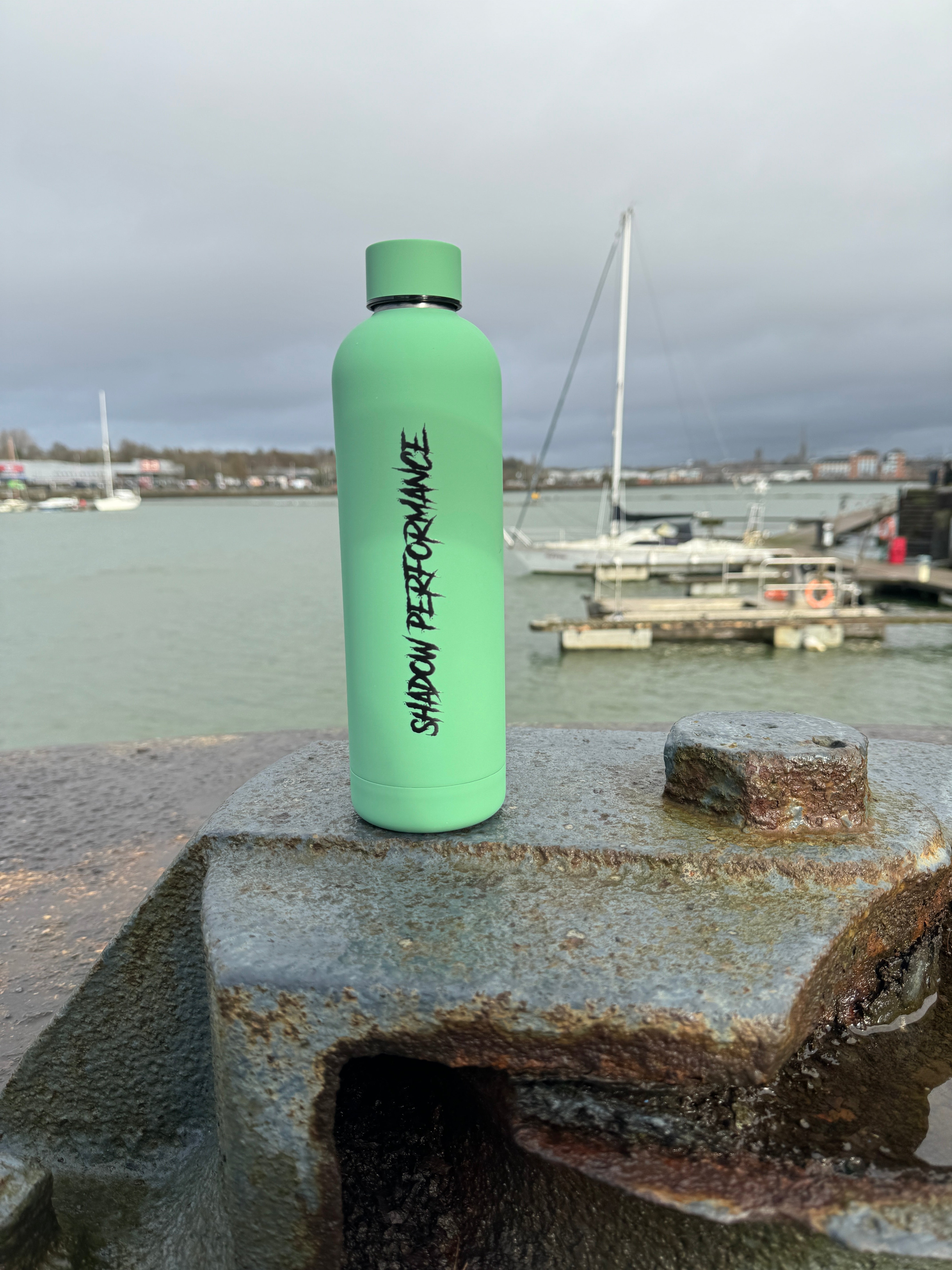 750ml stainless steel water bottle - sage green