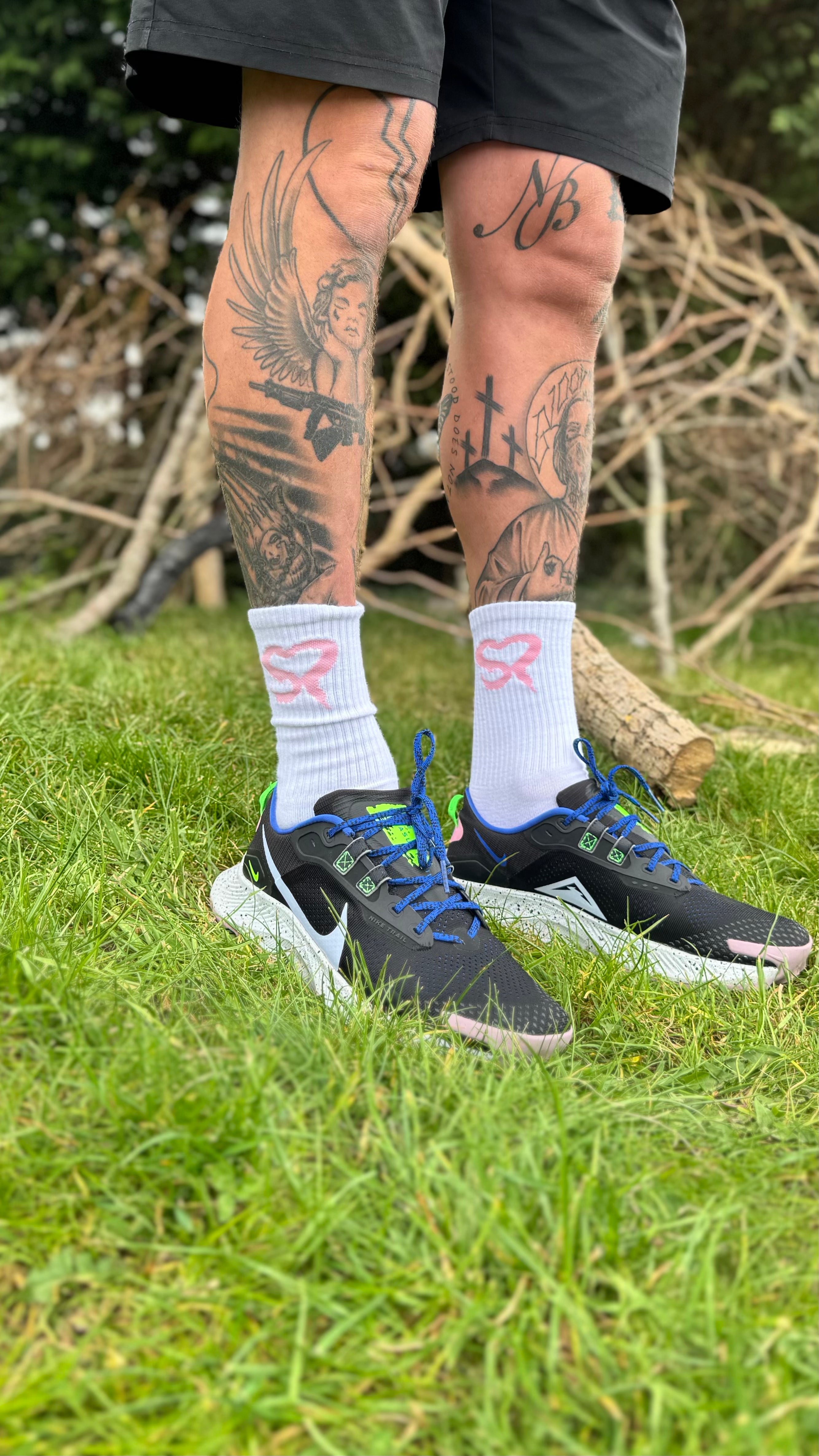 Shadow performance socks - black and pink mixed pack
