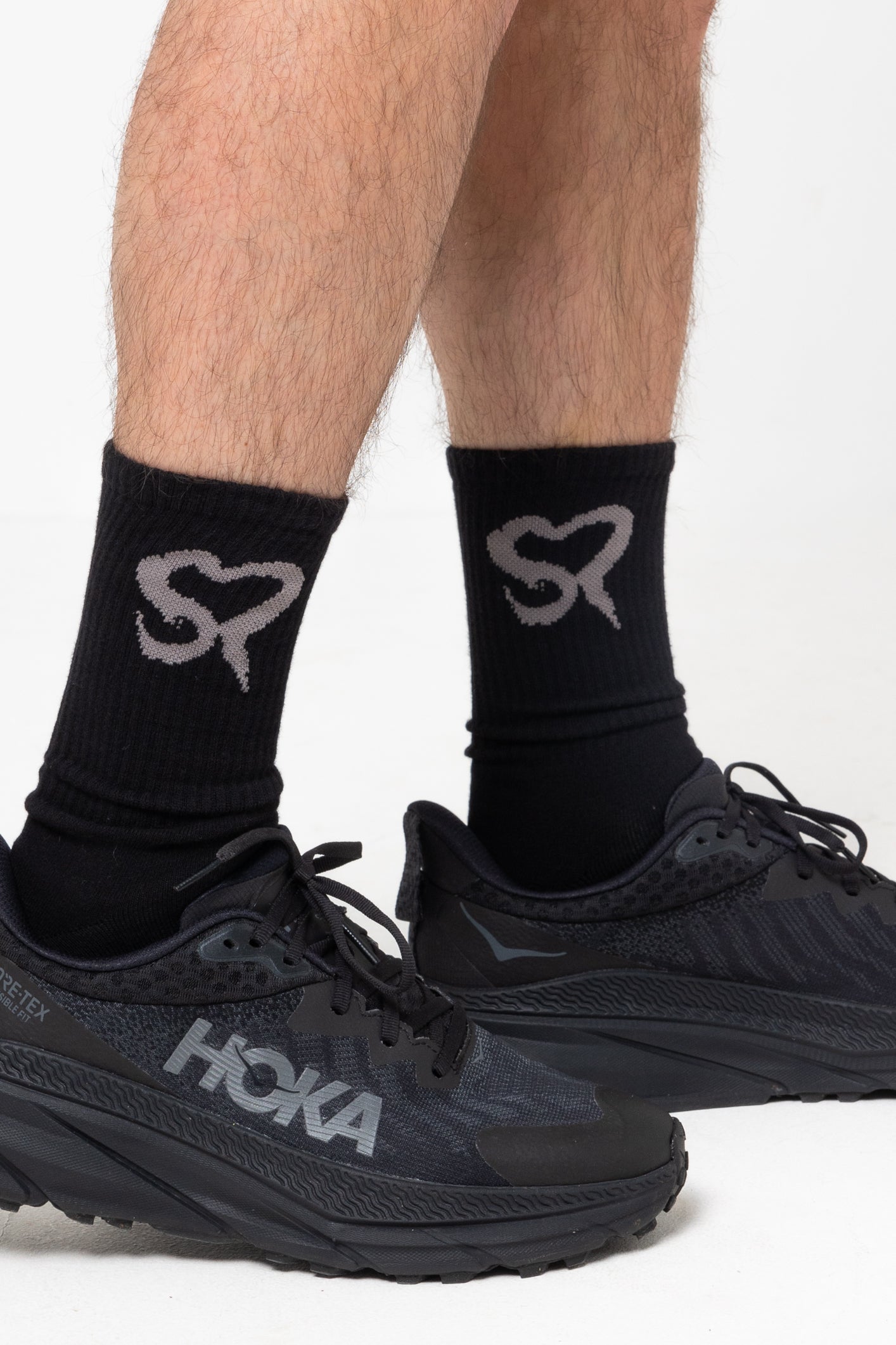 Shadow performance socks - black/grey