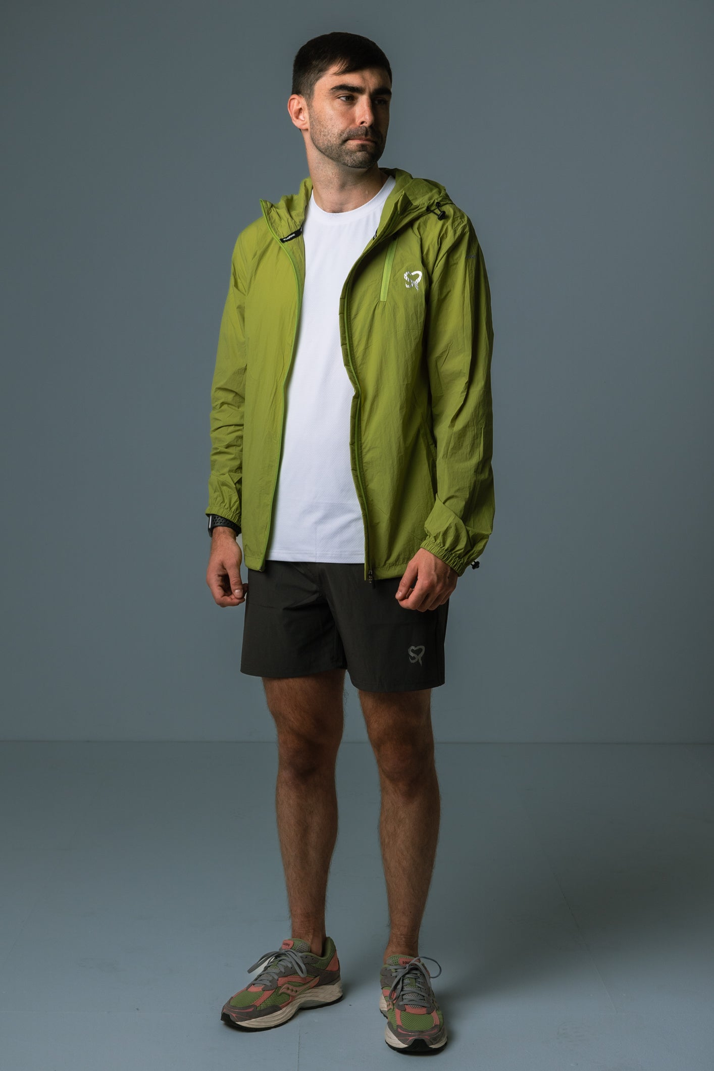 Shadow Performance Element Jacket in lime