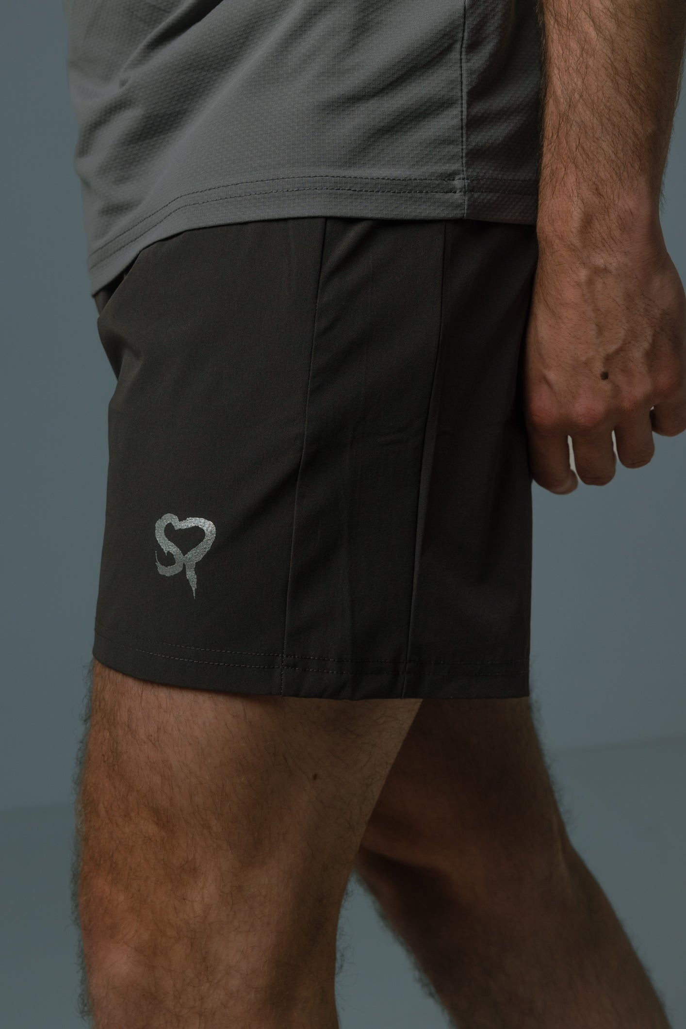 Shadow Performance Element Shorts – 5” in grey